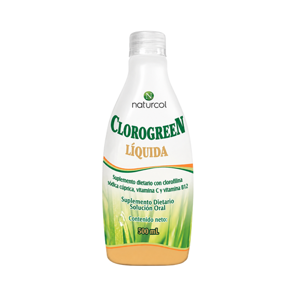 CLOROGREEN CON VITAMINA C Y B12 X 500 mL