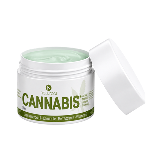 CREMA DE CANNABIS + ARNICA MENTOL ALCANFOR CALENDULA