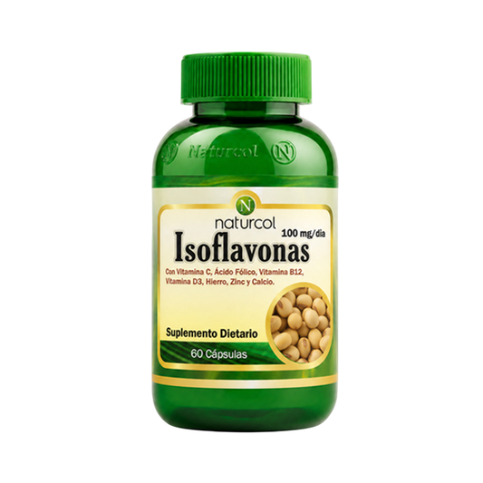 ISOFLAVONAS DE SOYA X 60 CAP + VIT. Y ACIDO FOLICO
